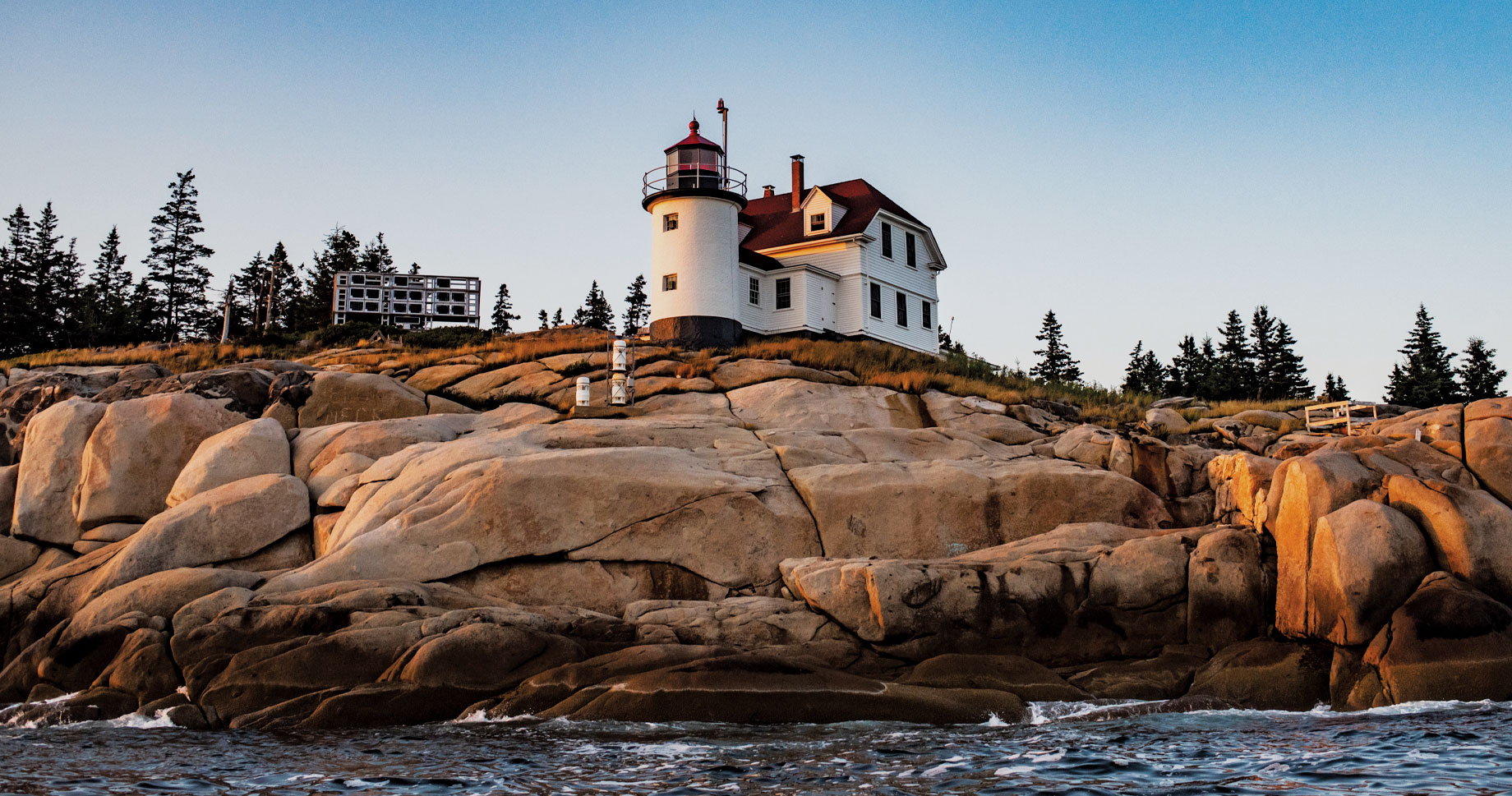Heron Neck Light on Vinalhaven, Maine, part of Maine's MidCoast & Islands