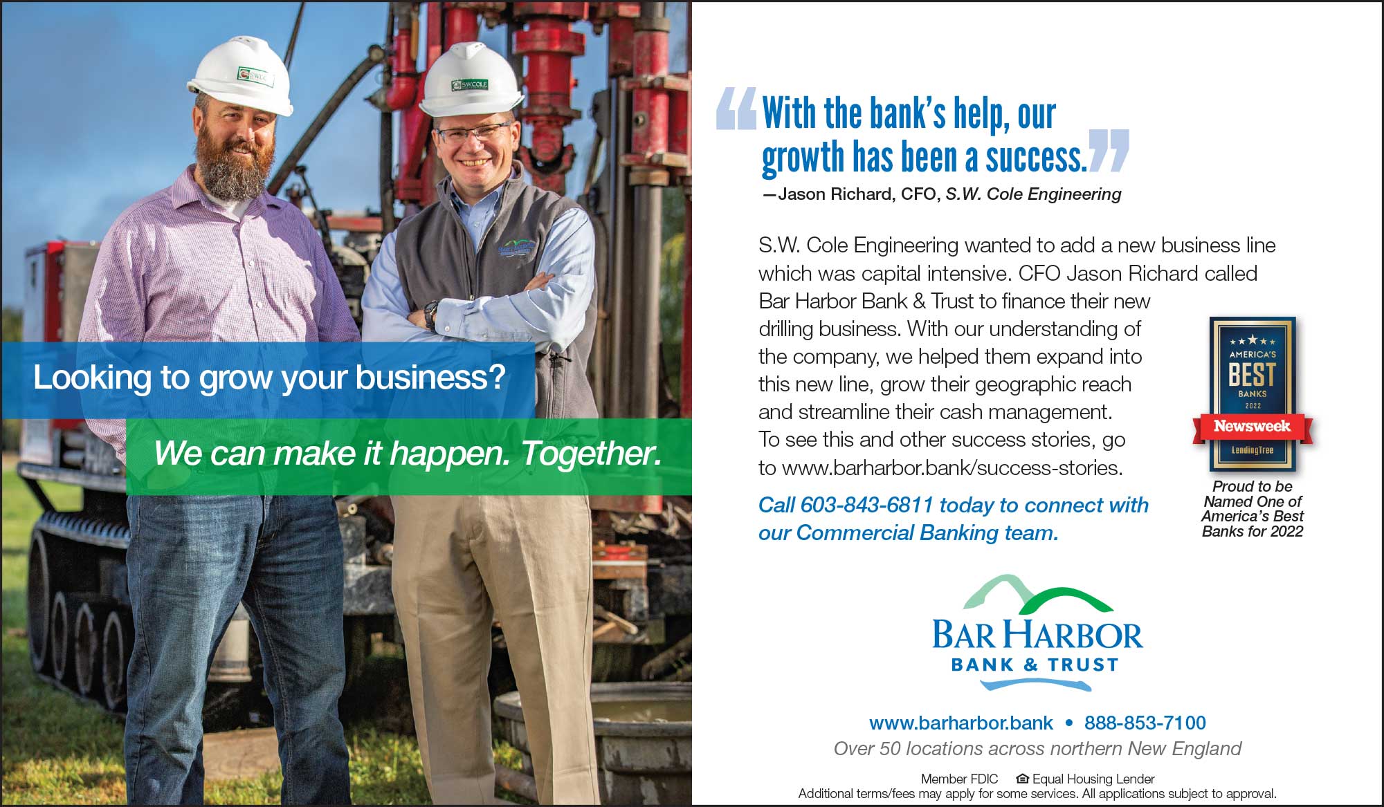 Bar Harbor Bank and Trust business
