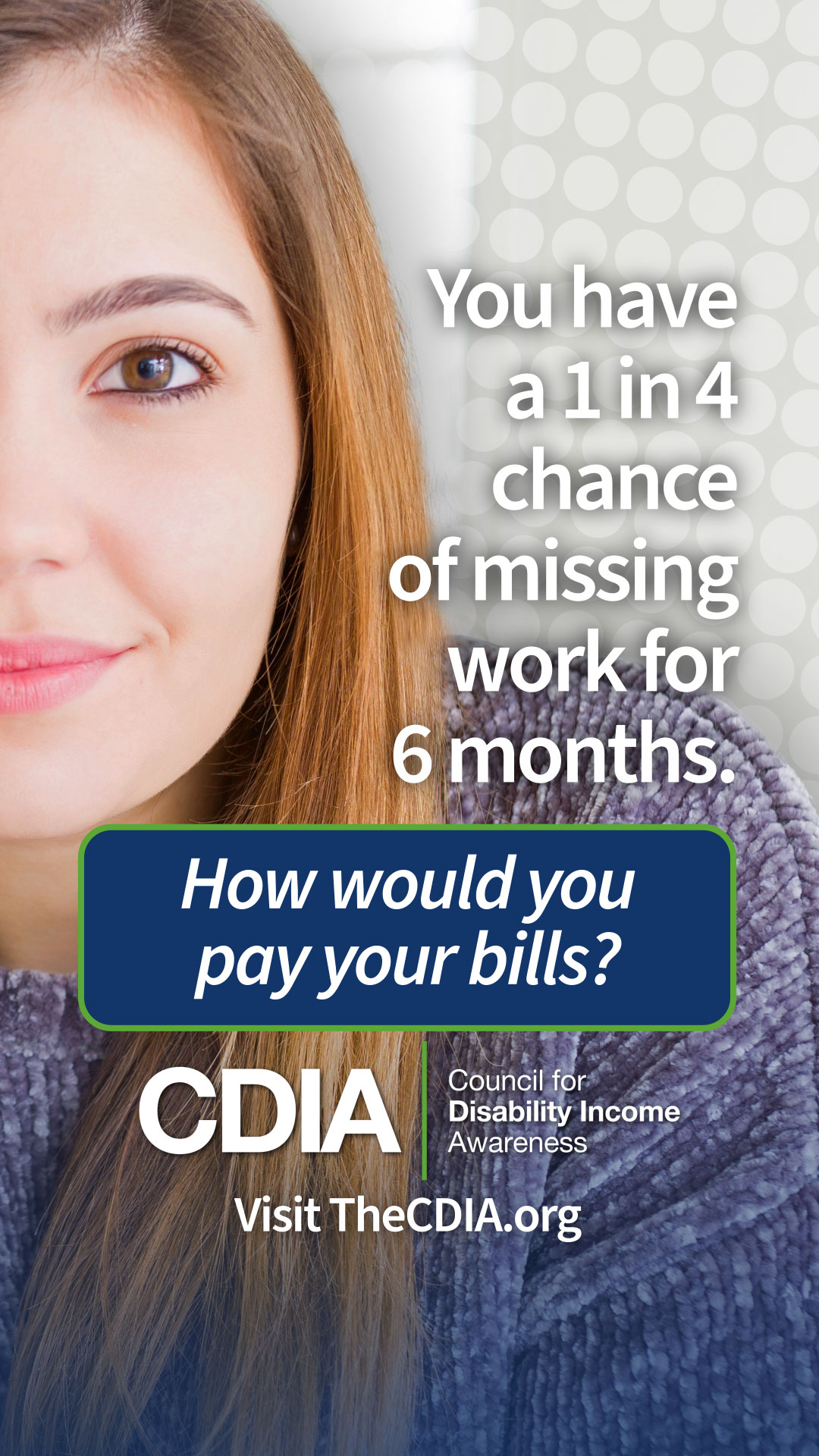 CDIA ad "One in Four"